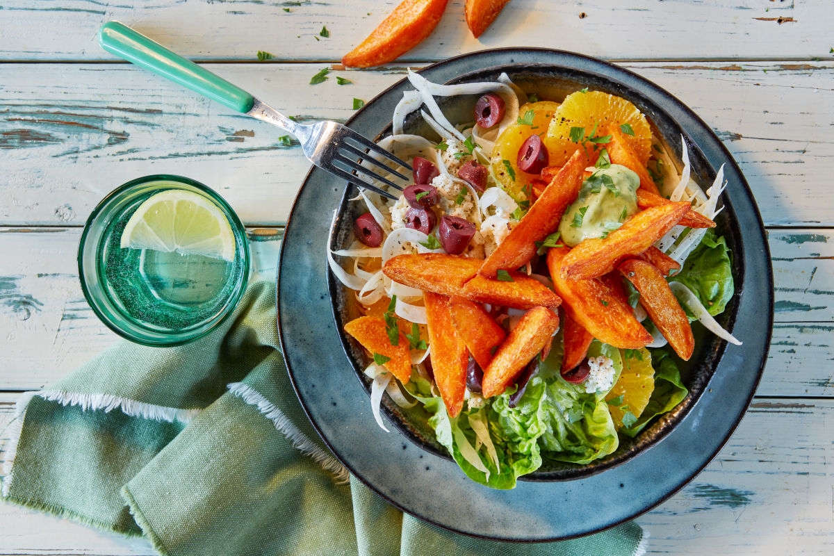 Poke bowl sweet potato
