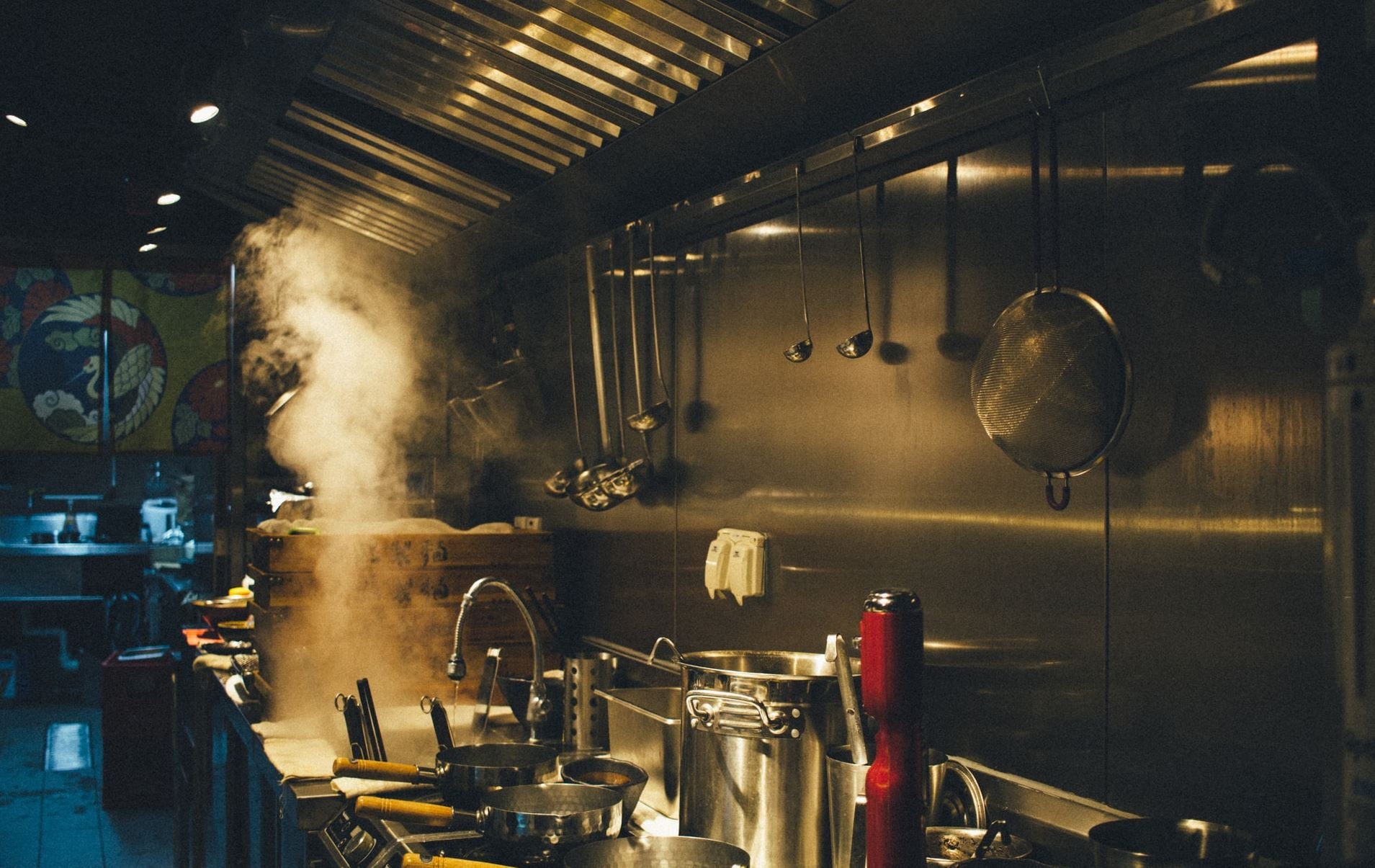 Dark kitchen