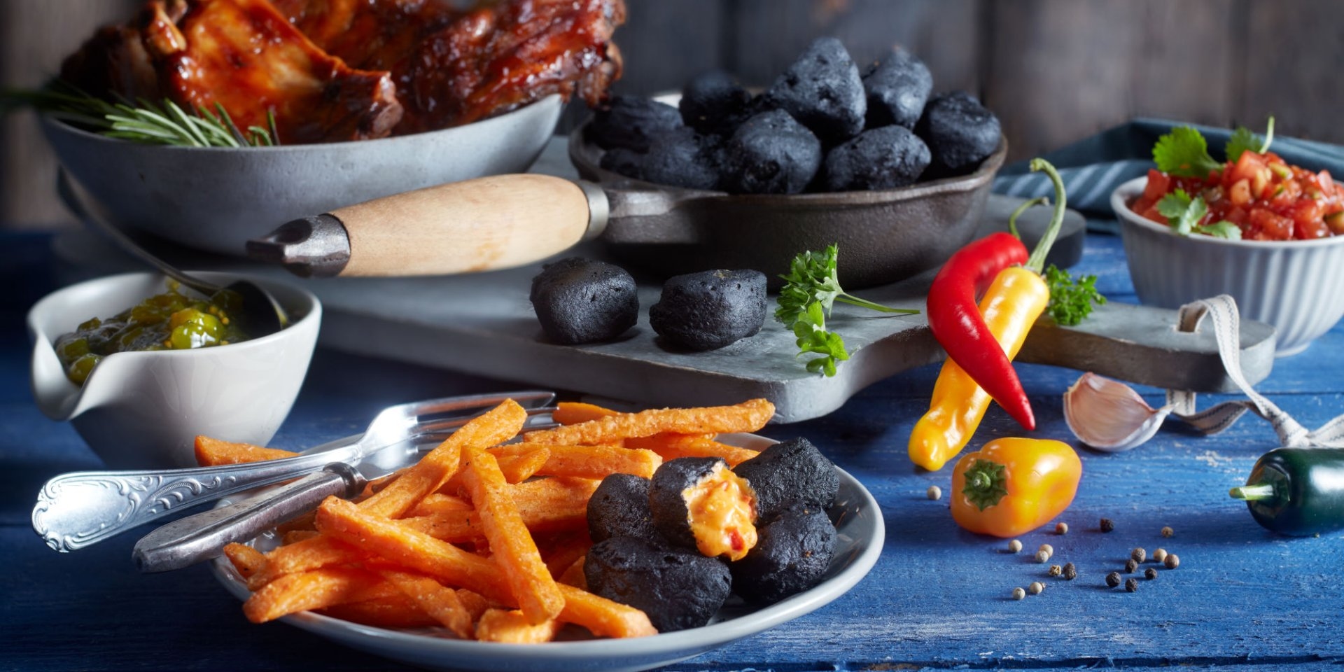 Aviko halloween black nuggets snack - header