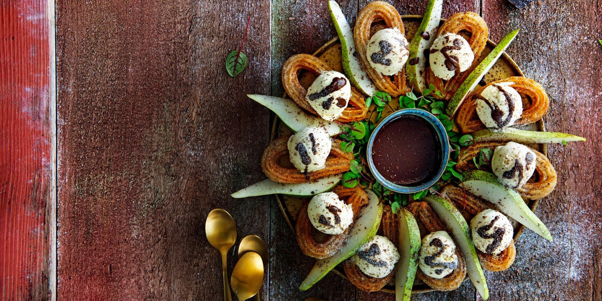 Aviko Churros original recipe wreath