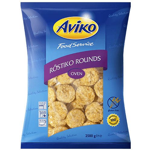 755504 Aviko Rosti Rounds Oven 2500g