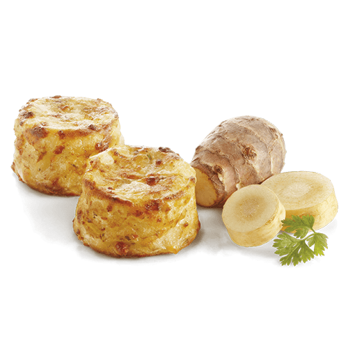804402 Aviko Mini Gratins Parsnip Topinambour
