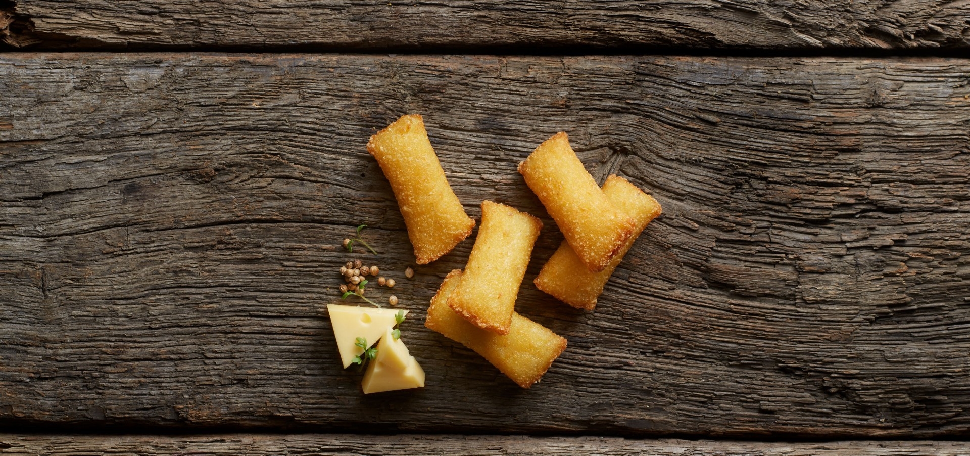 Aviko Hashbrown pockets Gouda header