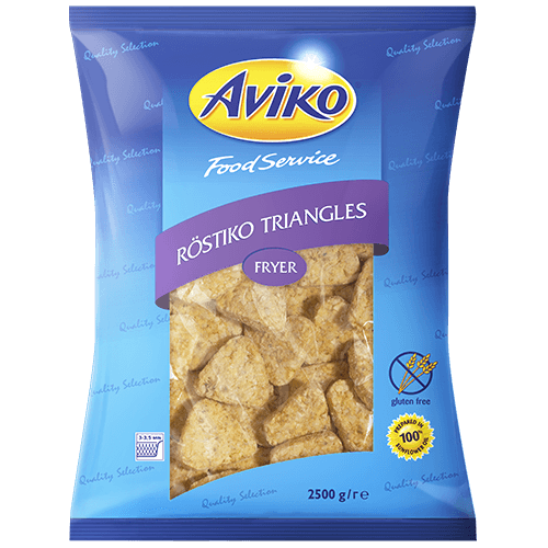 803586 Aviko Rostiko Triangles fryer 2500g