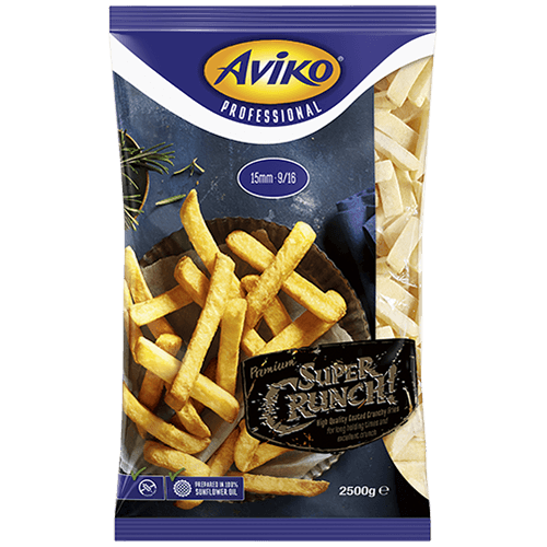 806703 Aviko Premium Super Crunch Fries 15mm 2500g