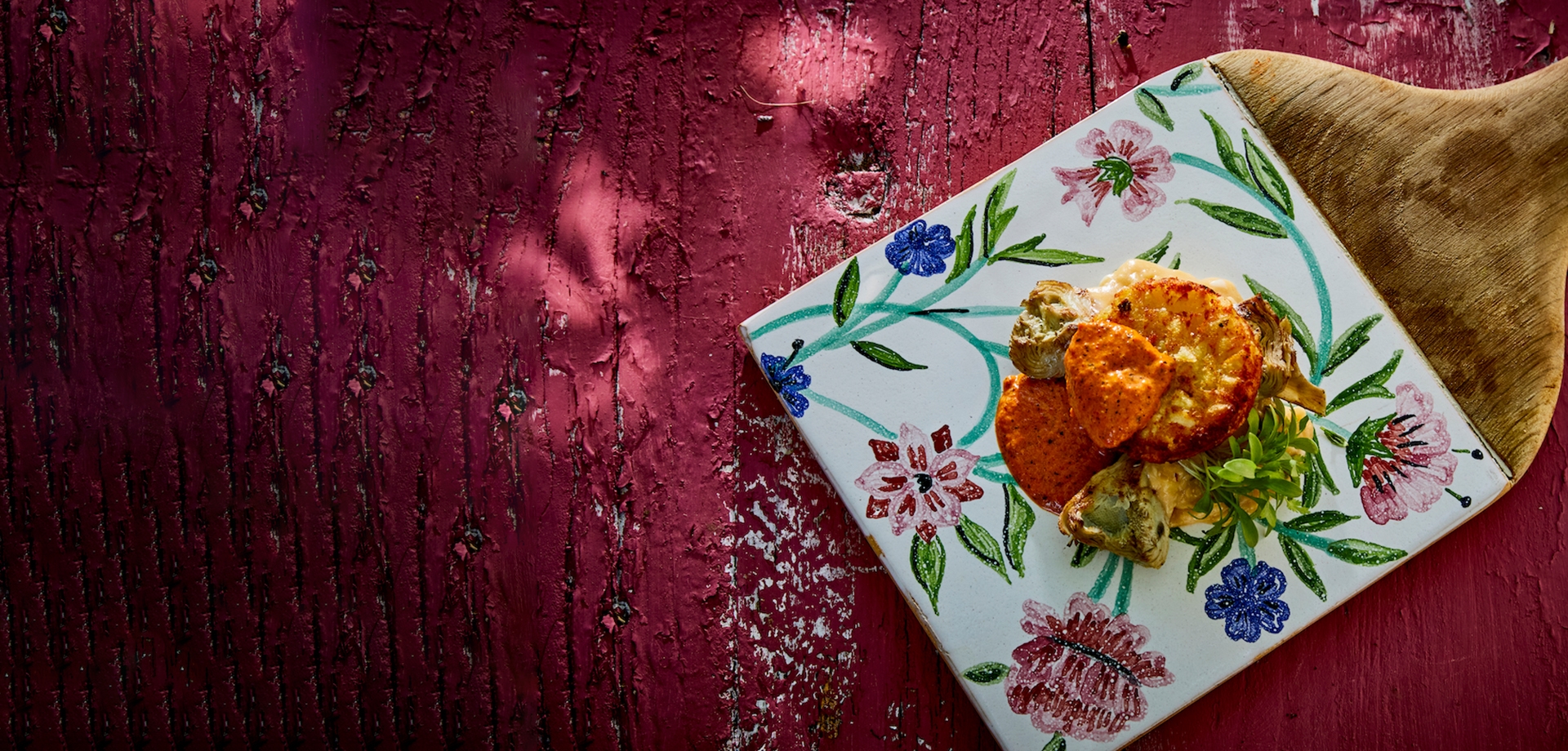 header recipe page Sandwich with artichoke