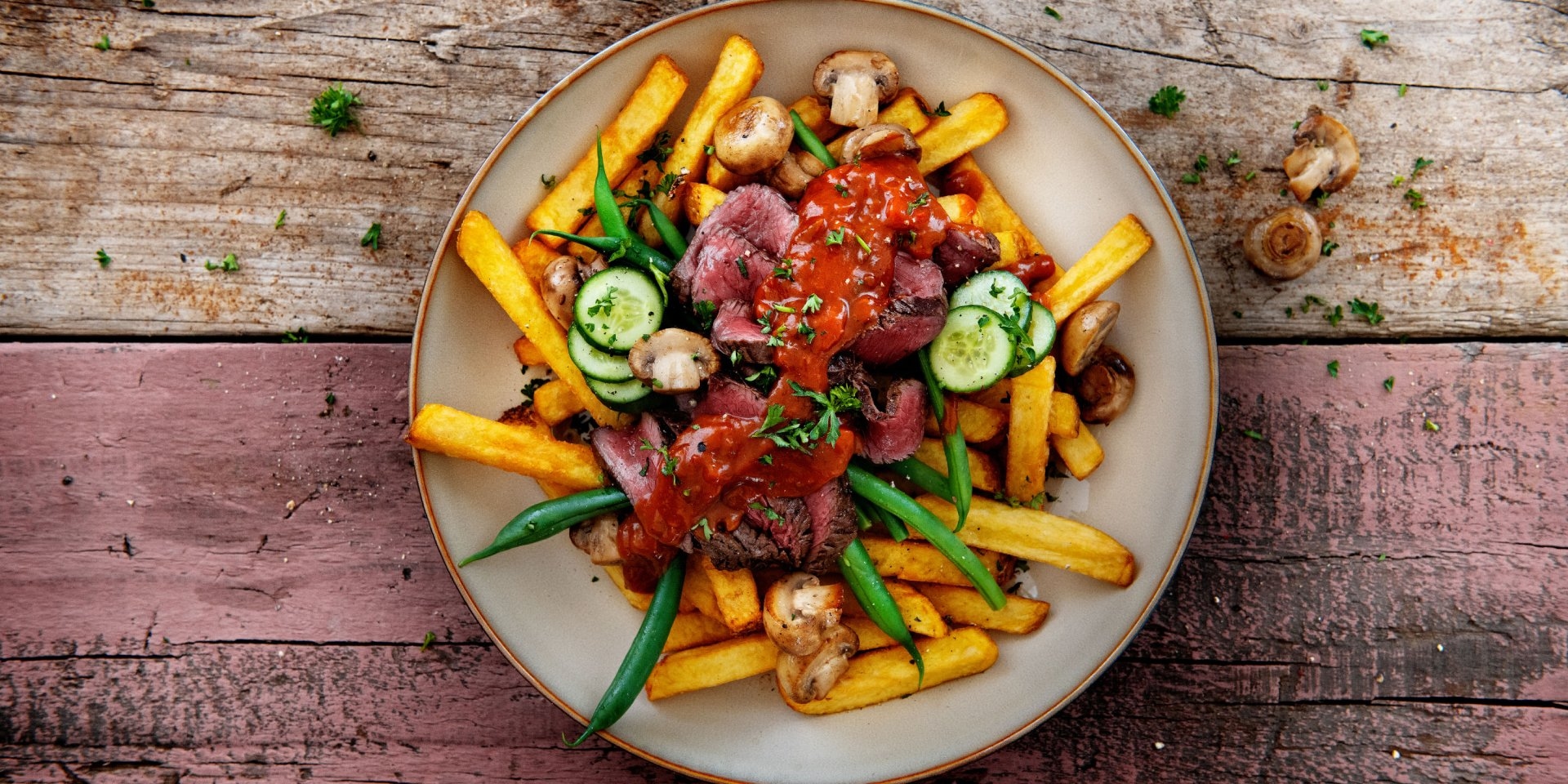 Loaded fries Avko Stroganoff sensation