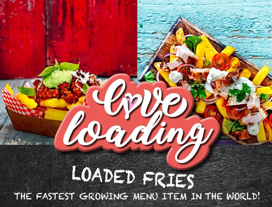 Love loading key visual loaded fries